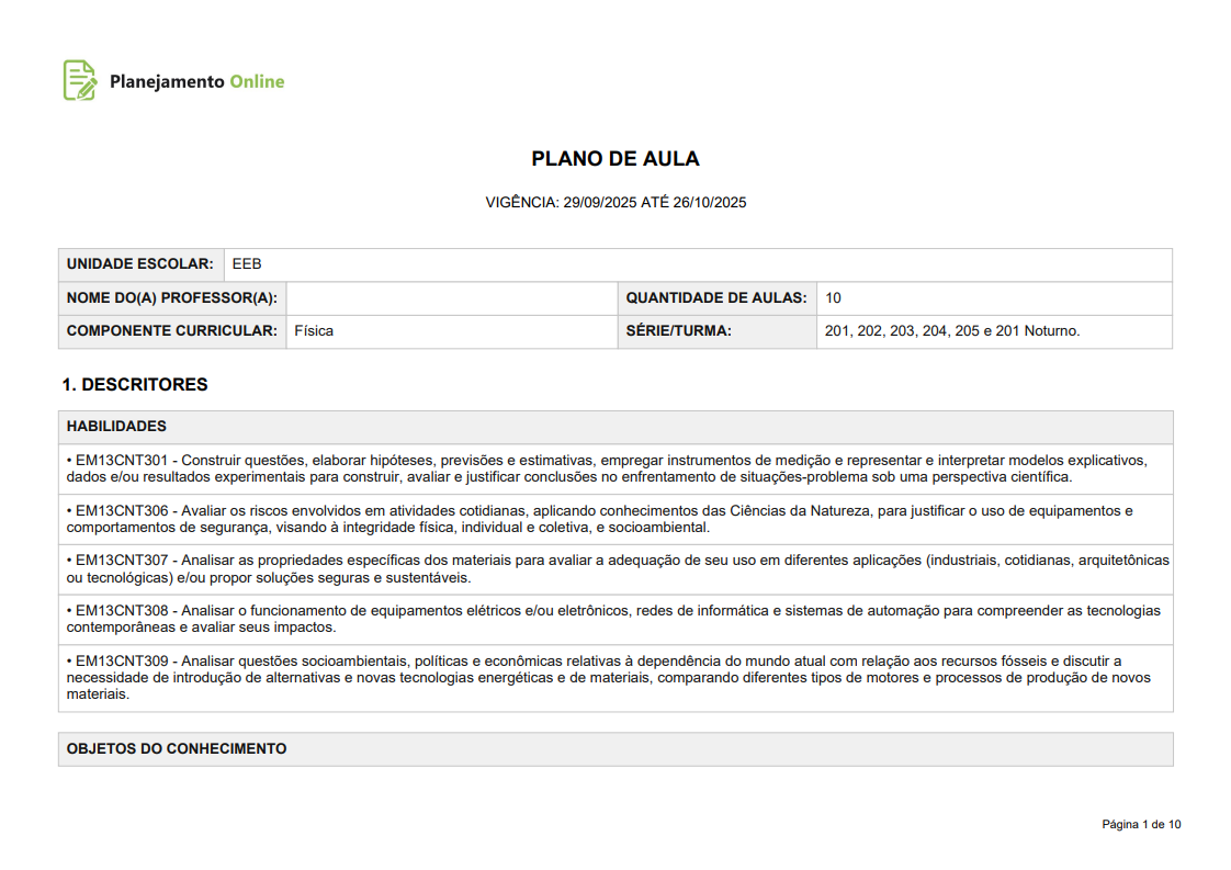 Documentos prontos e com formatação profissional